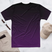 Crown Faded Tee (Purple & Black) - Image 5