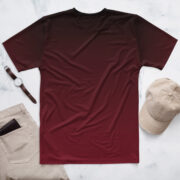 Crown Faded Tee (Maroon & Black) - Image 5