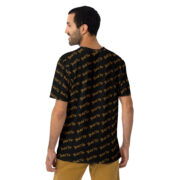 Gold Tip Diagonal Tee (Black) - Image 5