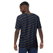 Gold Tip Diagonal Tee (Navy) - Image 2