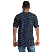 Gold Tip Diagonal Tee (Navy) - Image 7