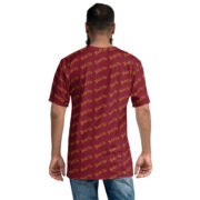 Gold Tip Diagonal Tee (Maroon) - Image 7