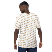 Gold Tip Diagonal Tee (White) - Image 2
