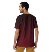 Gold Tip Faded Tee (Maroon/Black) - Image 3
