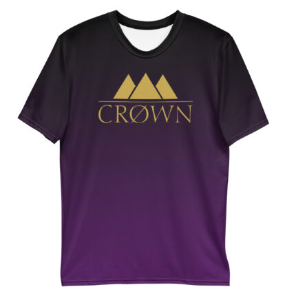 Crown Faded Tee (Purple & Black)