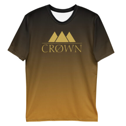 Crown Faded Tee (Gold & Black)