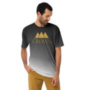 Crown Faded Tee (White & Black) - Image 4