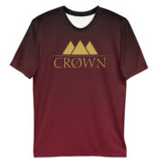 Crown Faded Tee (Maroon & Black)