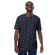 Gold Tip Diagonal Tee (Navy) - Image 8