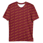 Gold Tip Diagonal Tee (Maroon)