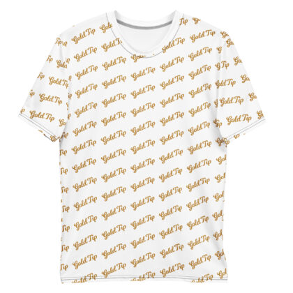 Gold Tip Diagonal Tee (White)