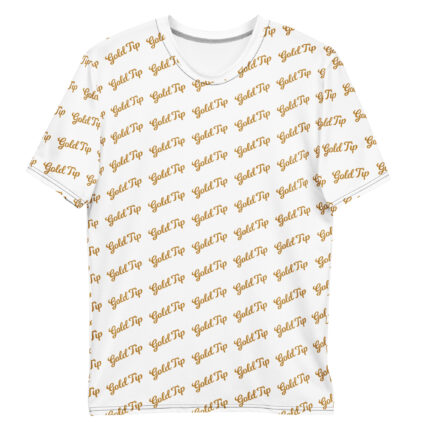 Gold Tip Diagonal Tee (White)