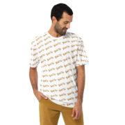 Gold Tip Diagonal Tee (White) - Image 8