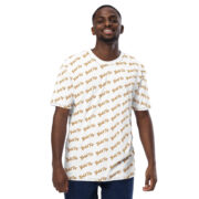 Gold Tip Diagonal Tee (White) - Image 9