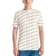 Gold Tip Diagonal Tee (White) - Image 10