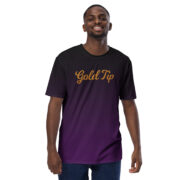 Gold Tip Faded Tee (Purple/Black) - Image 3