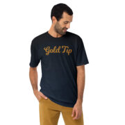 Gold Tip Faded Tee (Navy/Black) - Image 4