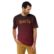 Gold Tip Faded Tee (Maroon/Black) - Image 2