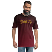 Gold Tip Faded Tee (Maroon/Black) - Image 6