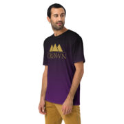Crown Faded Tee (Purple & Black) - Image 2