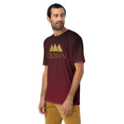 Crown Faded Tee (Maroon & Black) - Image 2