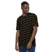 Gold Tip Diagonal Tee (Black) - Image 3