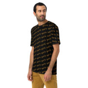 Gold Tip Diagonal Tee (Black) - Image 4
