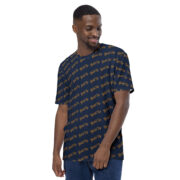 Gold Tip Diagonal Tee (Navy) - Image 3