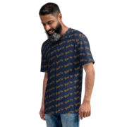 Gold Tip Diagonal Tee (Navy) - Image 6