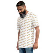 Gold Tip Diagonal Tee (White) - Image 6