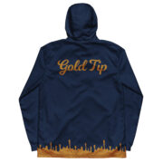 Gold Tip Circle Drip Windbreaker (Navy) - Image 2