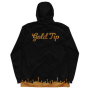 Gold Tip Circle Drip Windbreaker (Black) - Image 2