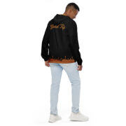 Gold Tip Circle Drip Windbreaker (Black) - Image 11