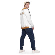 Gold Tip Circle Drip Windbreaker (White) - Image 18