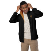 Gold Tip Circle Drip Windbreaker (Black) - Image 5