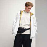 Gold Tip Circle Drip Windbreaker (White) - Image 8