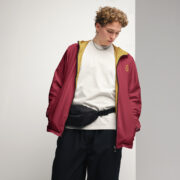Gold Tip Drip Windbreaker (Maroon) - Image 7