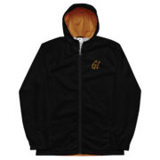 Gold Tip Circle Drip Windbreaker (Black) - Image 3