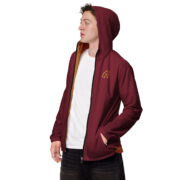 Gold Tip Drip Windbreaker (Maroon) - Image 11
