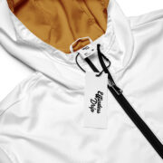 Gold Tip Circle Drip Windbreaker (White) - Image 6