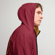 Gold Tip Drip Windbreaker (Maroon) - Image 9