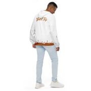 Gold Tip Circle Drip Windbreaker (White) - Image 15