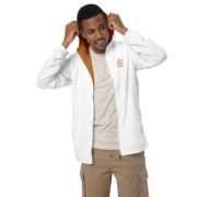 Gold Tip Circle Drip Windbreaker (White) - Image 9
