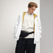 Gold Tip Circle Drip Windbreaker (White) - Image 13