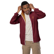 Gold Tip Drip Windbreaker (Maroon) - Image 5