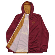 Gold Tip Drip Windbreaker (Maroon) - Image 13