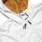 Gold Tip Circle Drip Windbreaker (White) - Image 3
