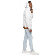 Gold Tip Circle Drip Windbreaker (White) - Image 16
