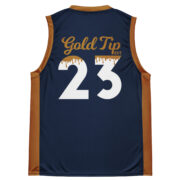 Gold Tip Est. 23 Basketball Jersey (Navy) - Image 5