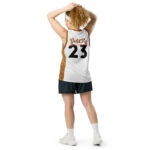 Gold Tip Est. 23 Basketball Jersey (White)